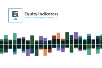 Equity Indicators logo with Ei in a box like an element on the periodic table. At the bottom there are black and colored bars like a moving bar graph.